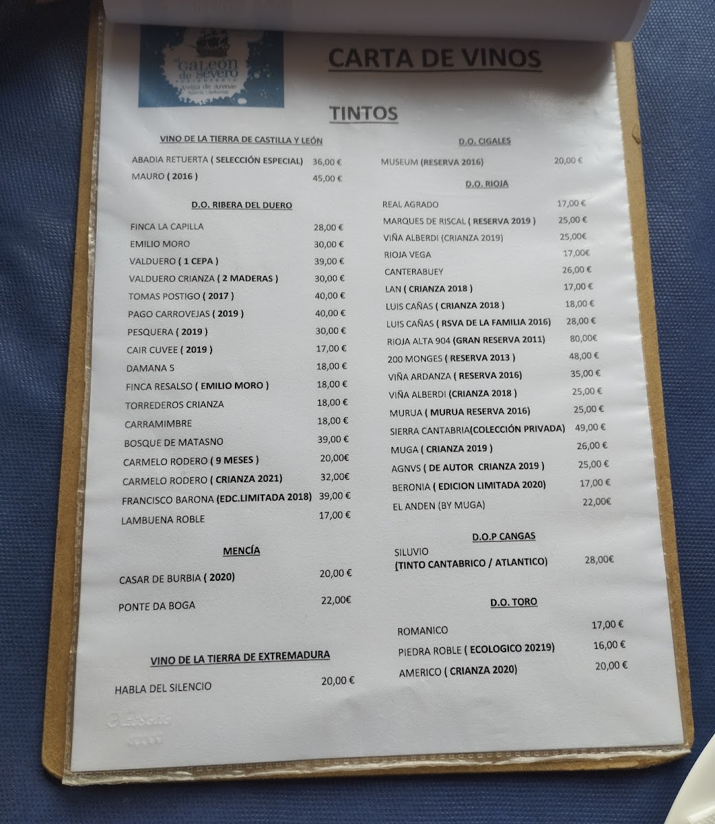 Menu El Galeón Restaurant-10